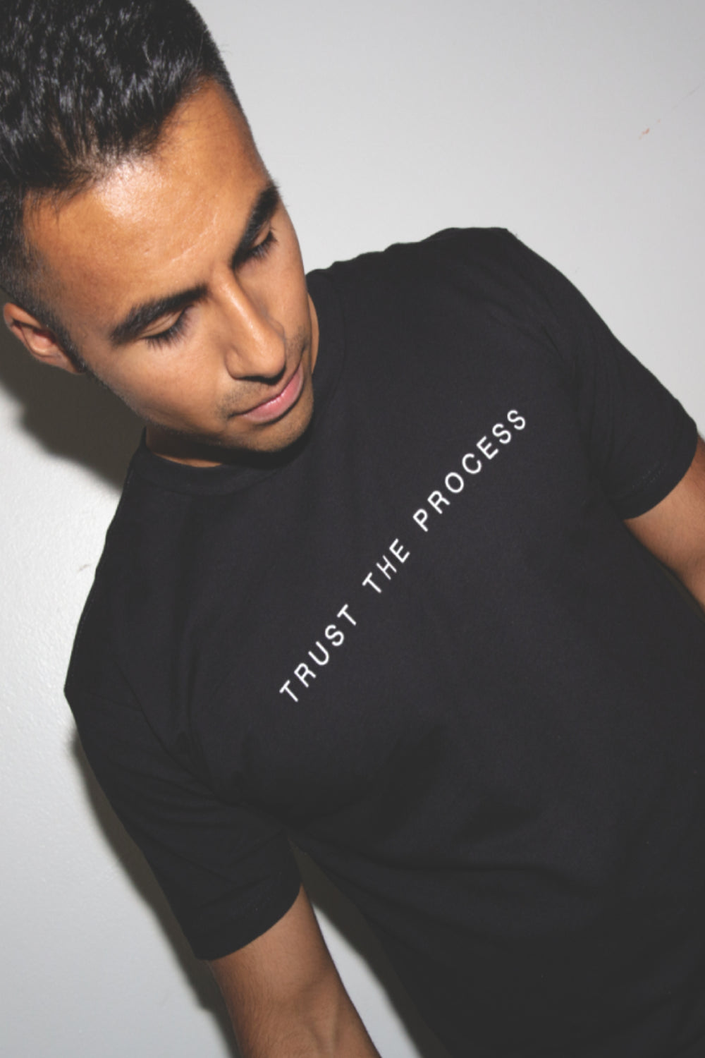 Trust The Process Black T-Shirt. Fulfill your destiny with premium quality streatwear. Modern Clothing made to inspire and bring clarity to people of all races and religion.