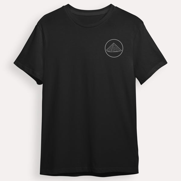 Black Hieroglyphics Its Written Grey Logo T Shirt