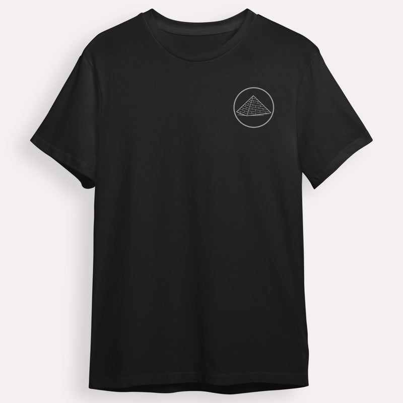 Black Hieroglyphics Its Written Grey Logo T Shirt