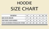 Hoodie size chart Maktoob Trust the process pullover